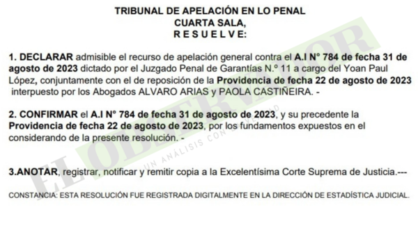 Destraban convocatoria a audiencia preliminar en el caso Caja Bancaria
