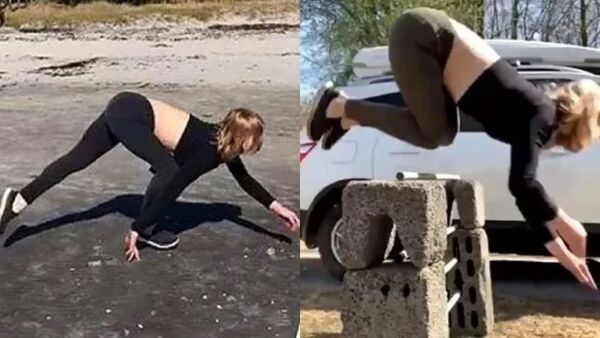 Diario HOY | VIDEO| Ayla, la "yegua humana" que trota, galopa y salta: "Se siente un caballo"