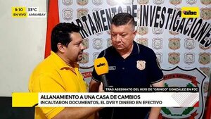 Video: Allanamiento en casa de cambios en PJC - ABC Noticias - ABC Color