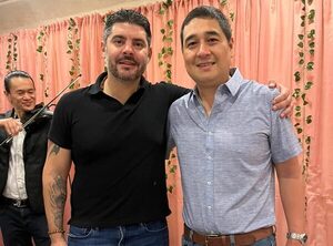 La foto entre 'Nenecho' y Nakayama: 'Debemos dejar de lado diferencias políticas', aseguró el senador liberal