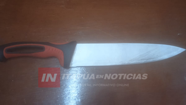 INCAUTACIÓN DE CUCHILLO EN ESCUELA BÁSICA DE CAMBYRETÁ - Itapúa Noticias