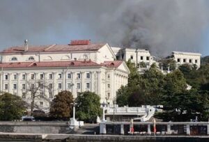 Ucrania atacó el cuartel general de la armada rusa en el Mar Negro - Megacadena