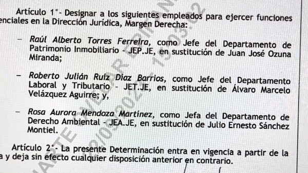 Itaipú: Prima de Magnolia e hijo de un ex ministro son promocionados
