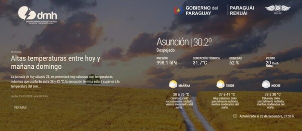 Seguirán las altas temperaturas - La Tribuna