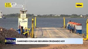 Video:  Camiones con gas seguirán cruzando hoy - ABC Noticias - ABC Color