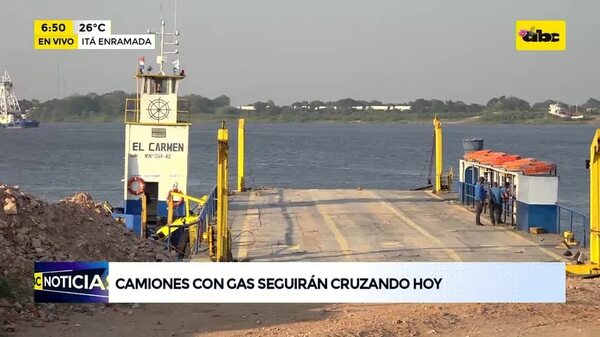 Video: Camiones con gas seguirán cruzando hoy - ABC Noticias - ABC Color