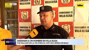 Asesinan a un hombre en Villa Elisa  - ABC Noticias - ABC Color