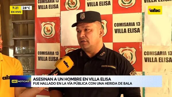 Asesinan a un hombre en Villa Elisa  - ABC Noticias - ABC Color