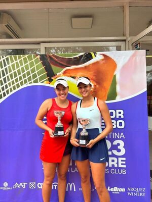 Tenistas juniors llegaron hasta dos finales de dobles en Tucumán