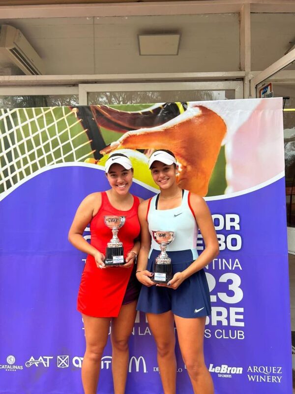Tenistas juniors llegaron hasta dos finales de dobles en Tucumán