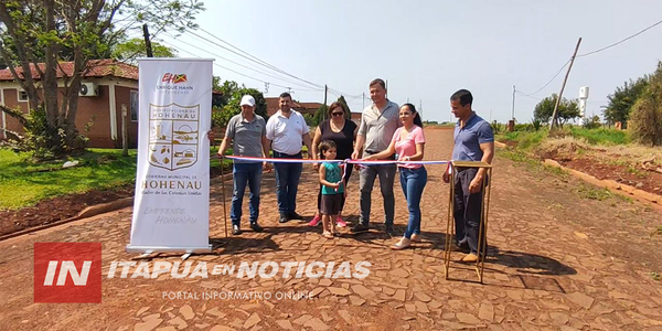 JORNADA DE INAUGURACIONES SE REALIZÓ EN EL DISTRITO DE HOHENAU - Itapúa Noticias
