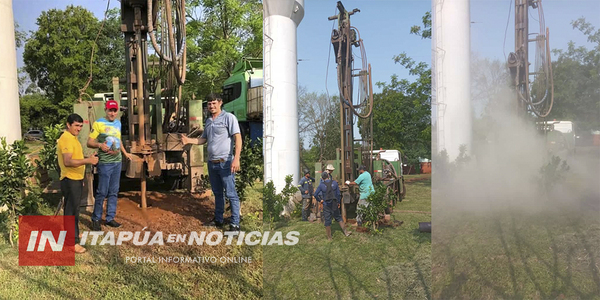 INICIÓ EXCAVACIÓN DE POZO ARTESIANO EN LA ZONA DE 11 ESTRELLAS.EN NUEVA ALBORADA - Itapúa Noticias