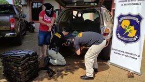 Ciudad del Este: Incautan 133 kilos marihuana que tenía como destino Brasil