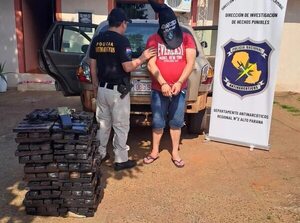 Hallan 132,3 kilos de marihuana en el doble fondo de una camioneta - ABC en el Este - ABC Color