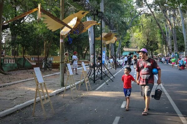 A través del arte callejero, buscan reavivar el Parque Caballero - Nacionales - ABC Color