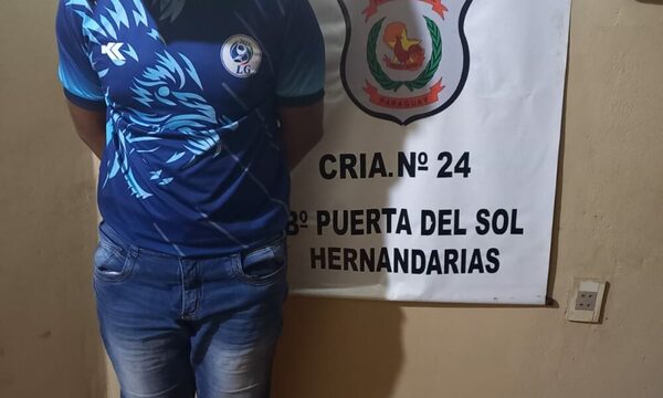 Cintareó a su hijo y a su pareja: quedó detenido
