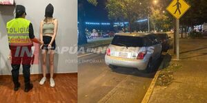 BROMA CON LA POLICIA SALIÓ MAL Y MUJER TERMINA TRAS LAS REJAS CON SU NOVIO  - Itapúa Noticias