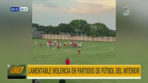 Violencia protagoniza partidos de fútbol en el interior - Noticias Paraguay