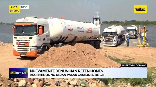 Video: Camiones con gas nuevamente retenidos - ABC Noticias - ABC Color