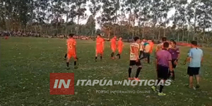  POLICÍA TUVO QUE REALIZAR DISPAROS PARA EVITAR QUE HIERAN A UN ÁRBITRO - Itapúa Noticias