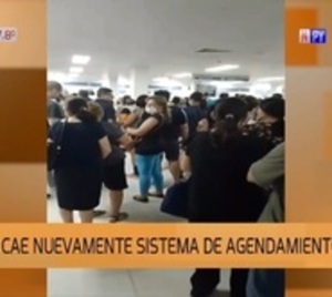 Reportan nuevo colapso de sistema de agentamientos del IPS - Paraguay.com