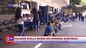 Estudiantes no pudieron tener clases por corte de energía en Asunción - Noticias Paraguay