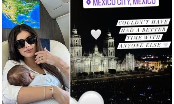 Bebé de Nadia Ferreira y Marc Anthony se bautizó en México
