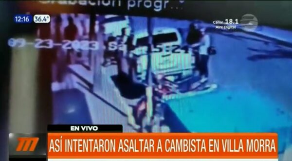Así intentaron asaltar a cambista en Villa Morra | Telefuturo