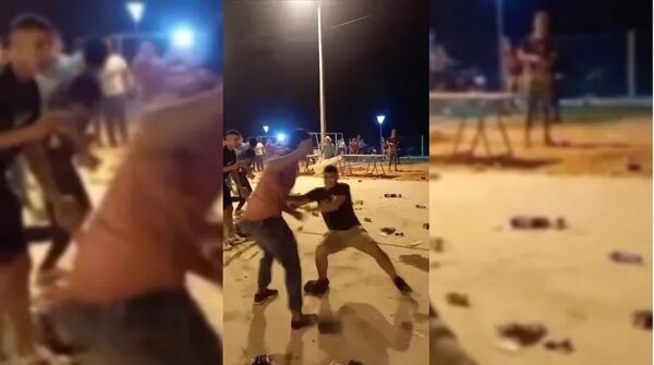 Video: así ocurrió violenta riña que involucró a dos militares en María Antonia - Nacionales - ABC Color
