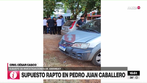 Reportan presunto rapto de una mujer en Pedro Juan Caballero - Megacadena