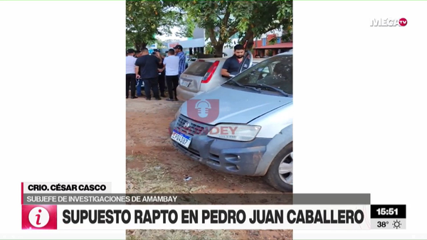 Reportan presunto rapto de una mujer en Pedro Juan Caballero - Megacadena