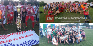 CON GRAN ÉXITO FINALIZÓ LA “COPA ARIEL RECALDE” EN SAN JUAN DEL PARANÁ - Itapúa Noticias