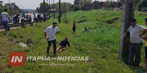 MOTOCICLISTAS RESULTARON HERIDOS TRAS COLISIÓN CON UNA CAMIONETA EN ARROYO PORÁ - Itapúa Noticias