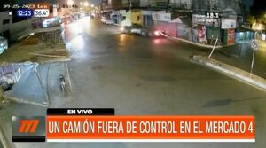 ¡Peligro total! Un camión fuera de control | Telefuturo