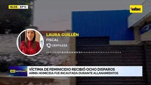 Video: víctima de feminicidio recibió ocho disparos  - ABC Noticias - ABC Color