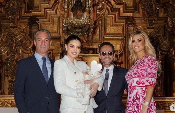 Marc Anthony y Nadia Ferreira celebraron el bautizo de su hijo en México - Unicanal