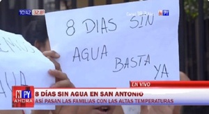 Vecinos de San Antonio exigen solución urgente por falta de agua