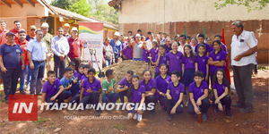 REALIZAN REPARACIÓN EN PABELLÓN DE LA ESCUELA SAN JOSÉ OBRERO KM 17 DE CARLOS A. LÓPEZ - Itapúa Noticias