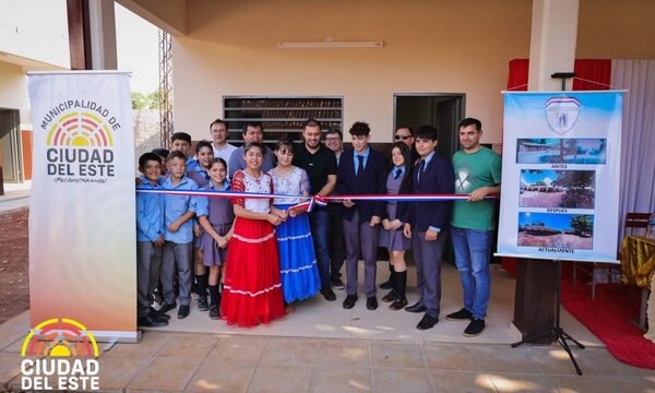 Municipalidad de CDE inaugura obras de múltiple uso escolar en el Km. 9 Monday – Diario TNPRESS