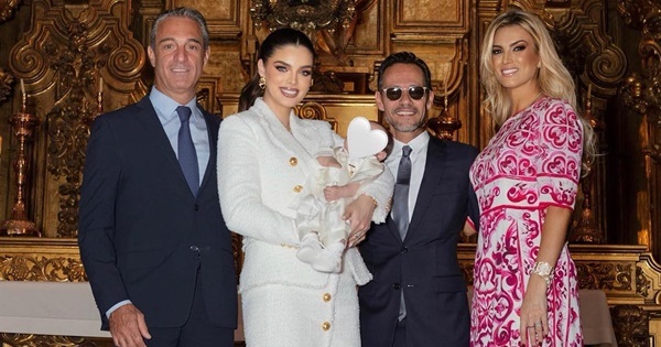 Nadia celebró el bautismo de su hijo en México, al estilo paraguayo - EPA