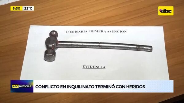 Video: Un detenido tras conflicto en inquilinato - ABC Noticias - ABC Color