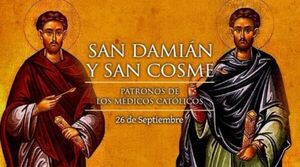 El santo del día – 26 de Septiembre – Santos Cosme y Damián, mártires - Portal Digital Cáritas Universidad Católica