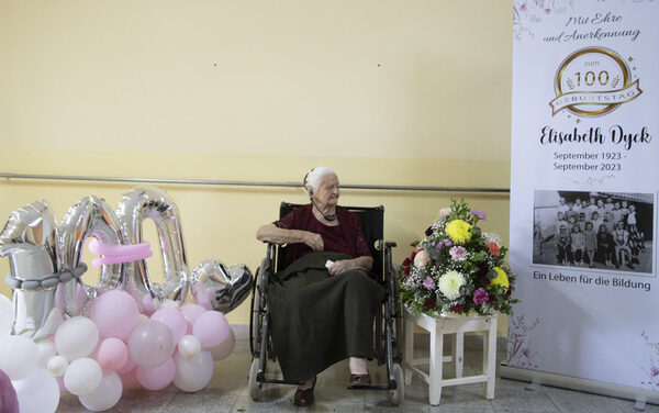 Centenario de vida de la pionera más longeva de Neuland, Elisabeth Dyck