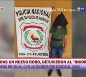 Policía detiene a supuesto malviviente "incorregible" - Paraguay.com