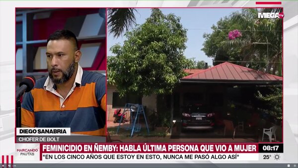 Feminicidio en Ñemby: conductor de bolt relató su terrible experiencia - Megacadena