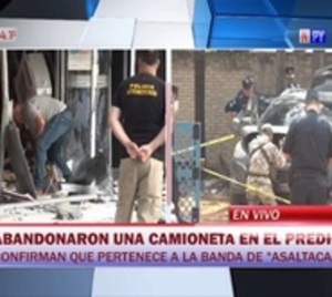 Camioneta de ladrones de cajero automático fue encontrado en IPS - Paraguay.com