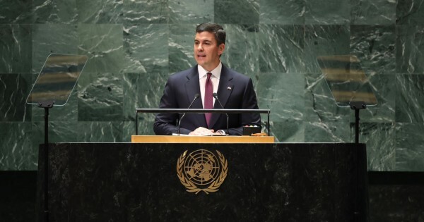 En su primer discurso ante la ONU, Peña elogió a Lula y pasó por alto la crisis con Argentina por la hidrovía
