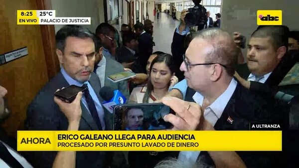 Video: Erico Galeano se presenta ante el juez - ABC Noticias - ABC Color
