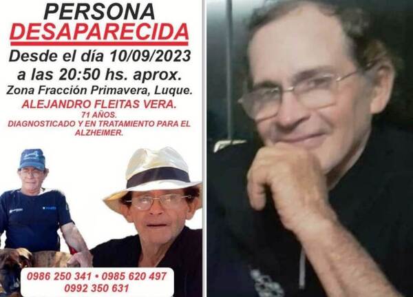 Con canes la Policía buscó a abuelo desaparecido •