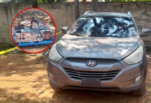 Vehículo utilizado para asaltar cajero fue abandonado en el estacionamiento del IPS - Megacadena